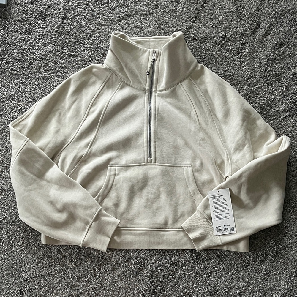 Lululemon Scuba Oversized Funnel Neck Half Zip